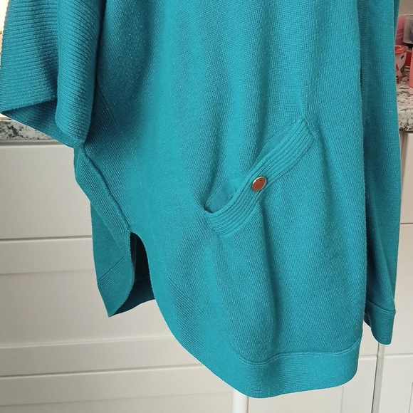 White House Black Market women's sweater shawl jacket size S/M - Picture 5 of 12